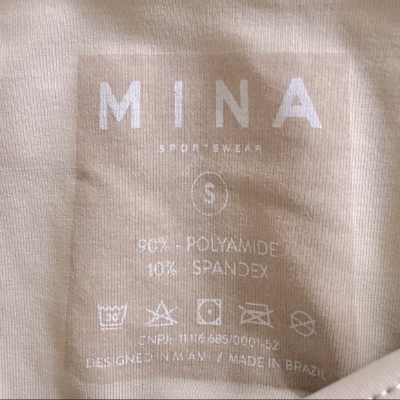 MINA Evita tan high waisted compression leggings - Picture 5 of 5